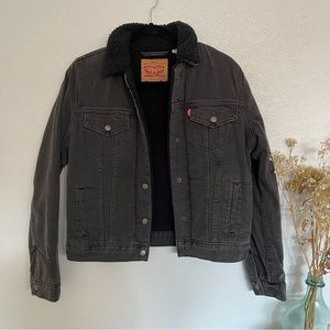Levi Ex-Boyfriend Sherpa Trucker Jacket